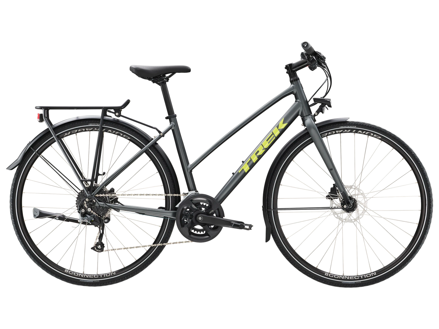 Trek FX 2 Disc Equipped Stagger - Satin Lithium Grey