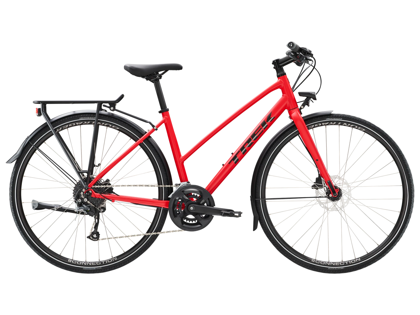 Trek FX 2 Disc Equipped Stagger - Satin Viper Red